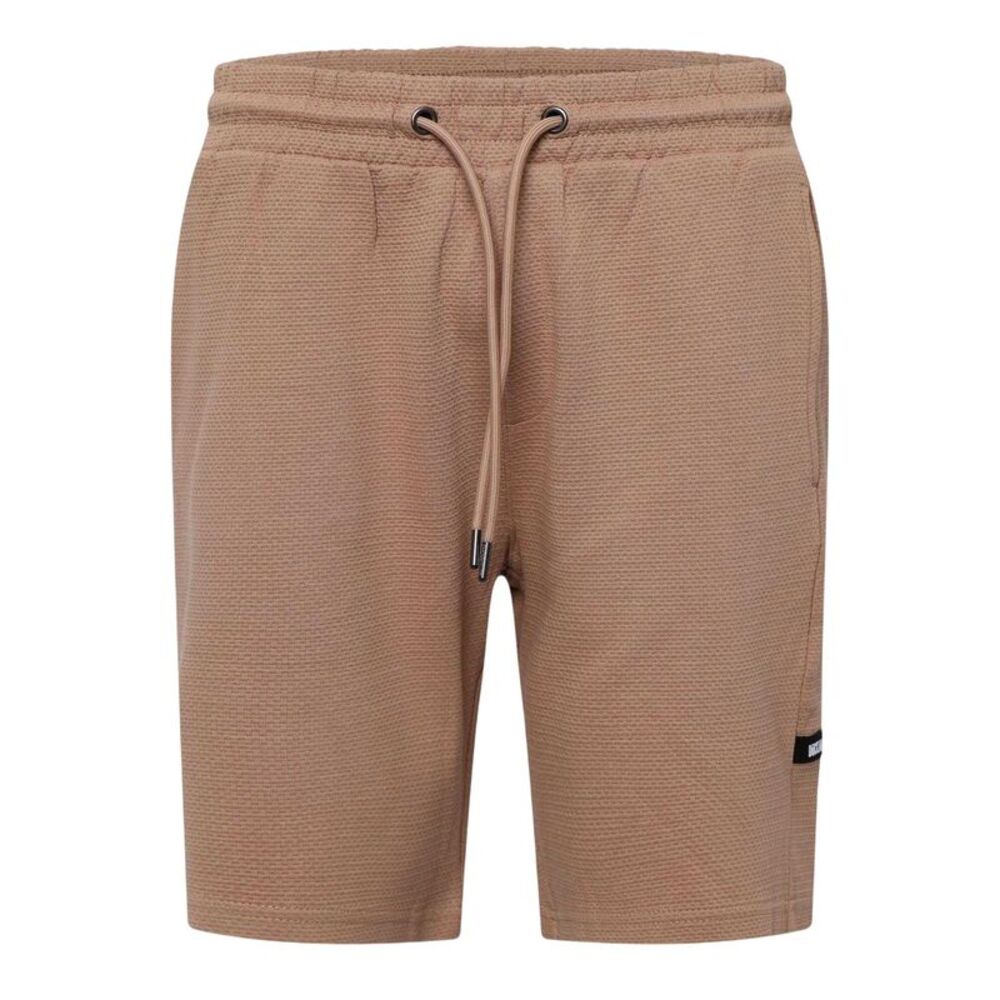 Duck and Cover Mens Topfield Waffle Casual Shorts / Sand